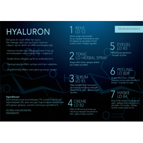 Flyer til Hyaluron i A5